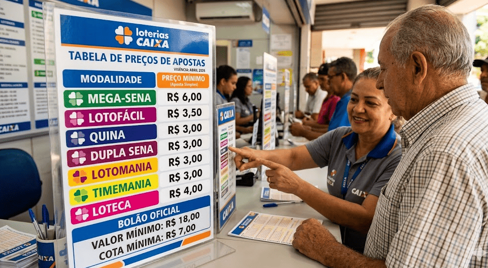 preços apostas da caixa