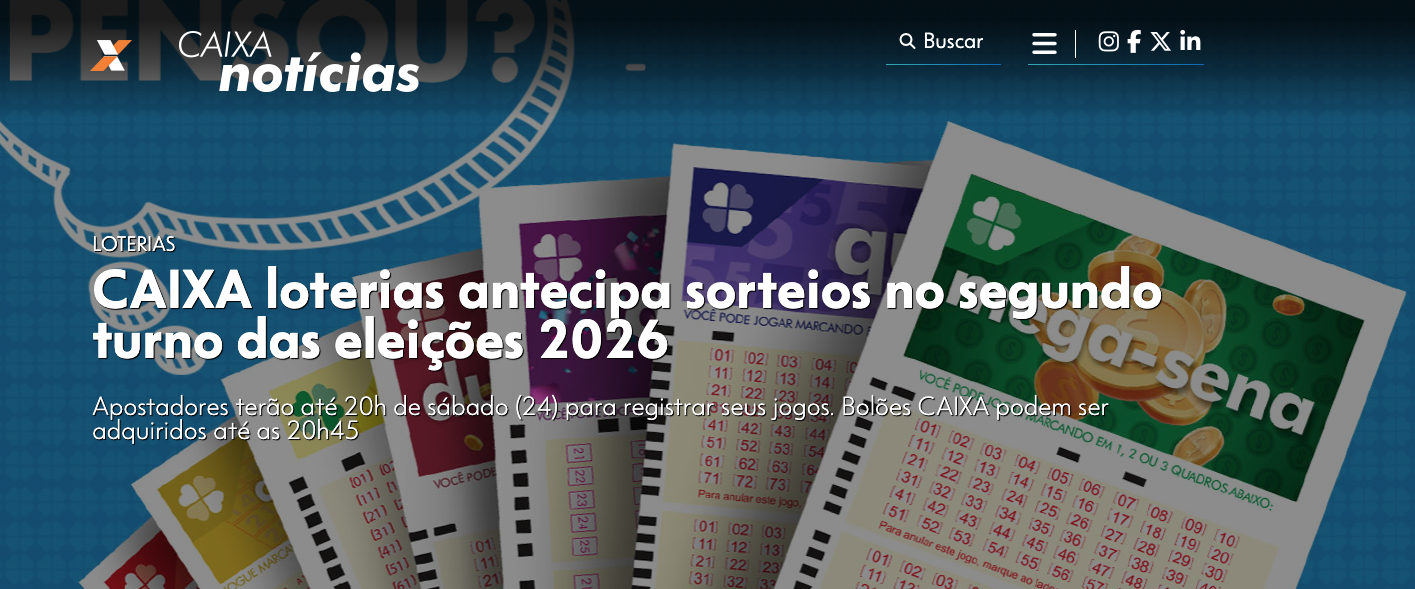 loterias caixa segundo turno